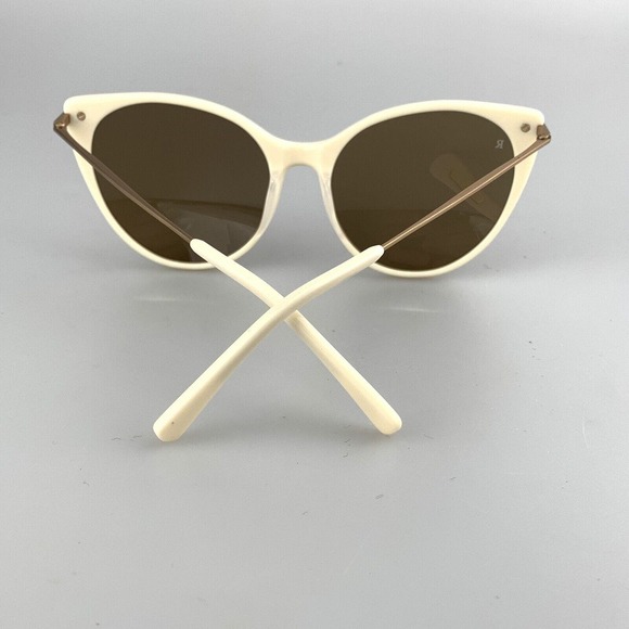 RAEN Birch Sunglasses Cat Eye Bone White Rose Mirror Shades + Case + Cloth New main image 8